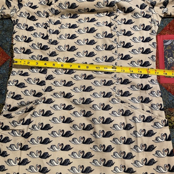 Boden 🦢🦢Amber Dress in Swan Corduroy Size 8L - Picture 9 of 9
